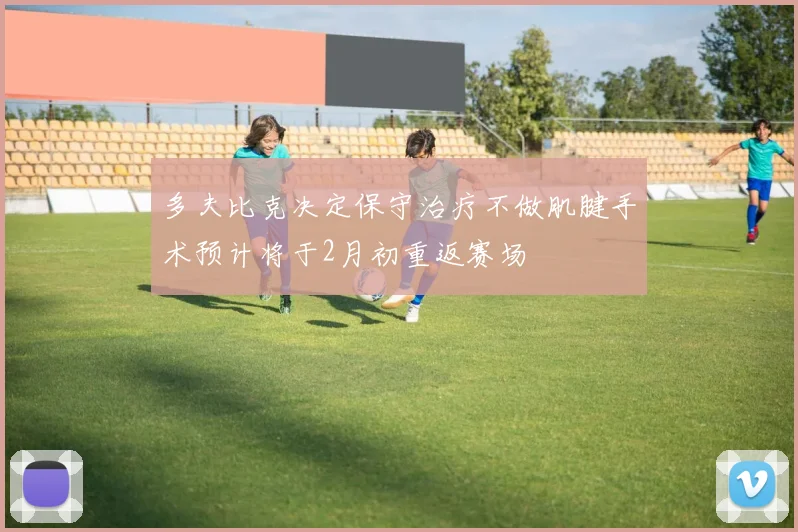 多夫比克决定保守治疗不做肌腱手术预计将于2月初重返赛场